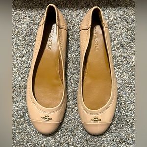 Coach Chelsea leather casual flats